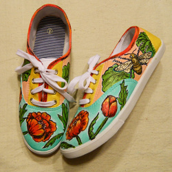 Solstice Poppy Shoes - Reincarnated